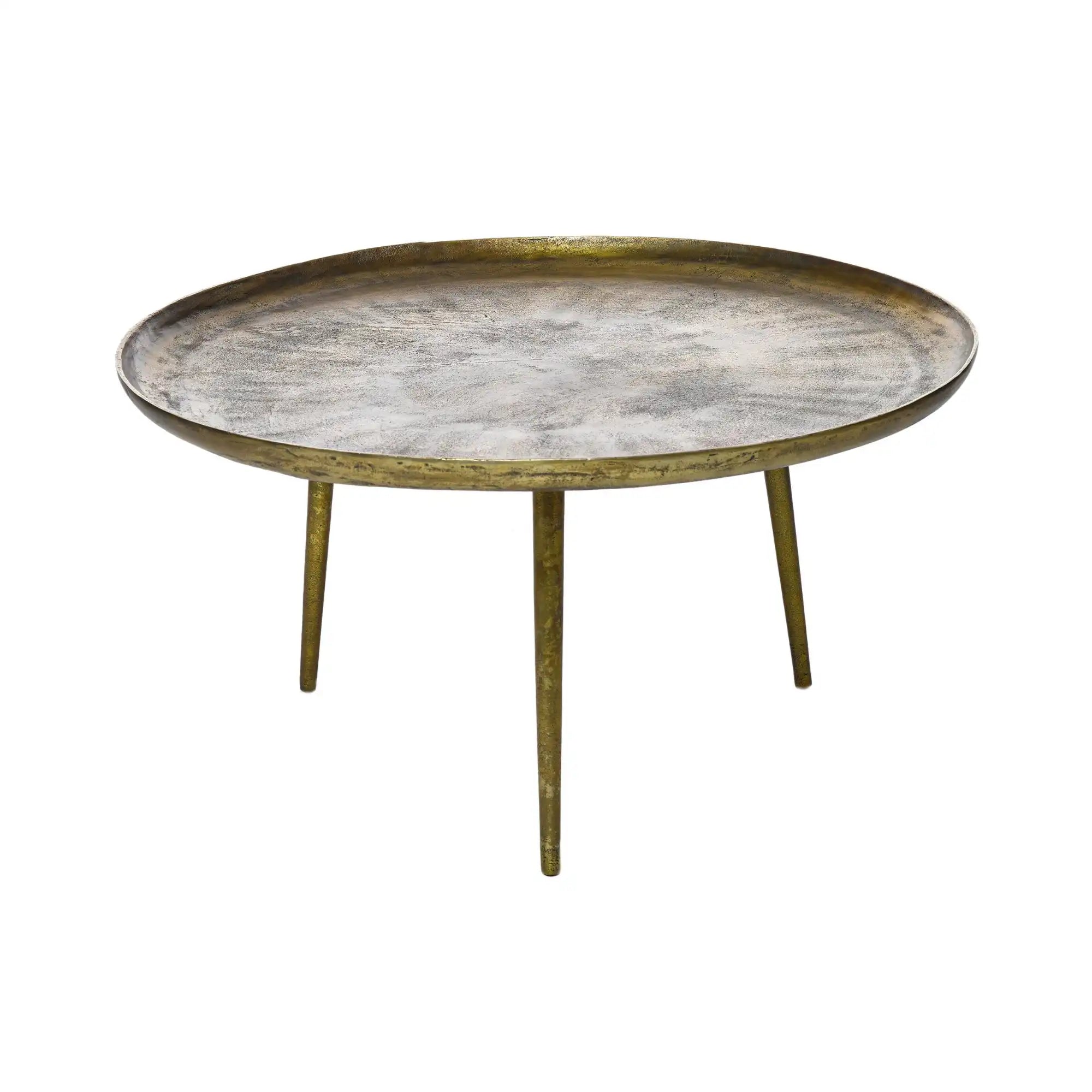 Antique Brass Coffee Table - THAT COOL LIVING
