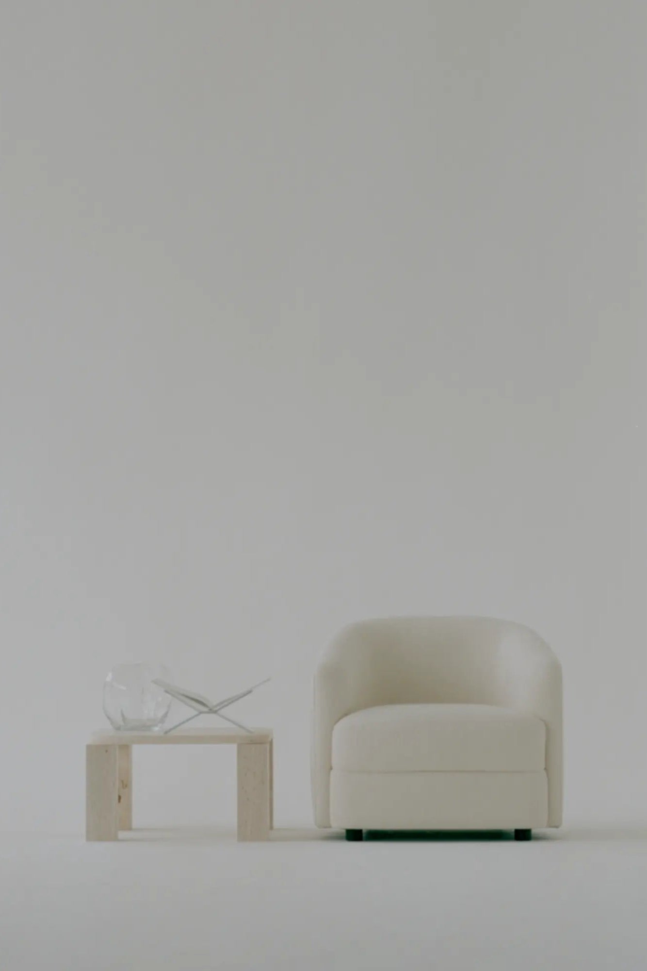 Modern and stylish Atlas Coffee Table 60x60 - Travertine perfect for contemporary interiors