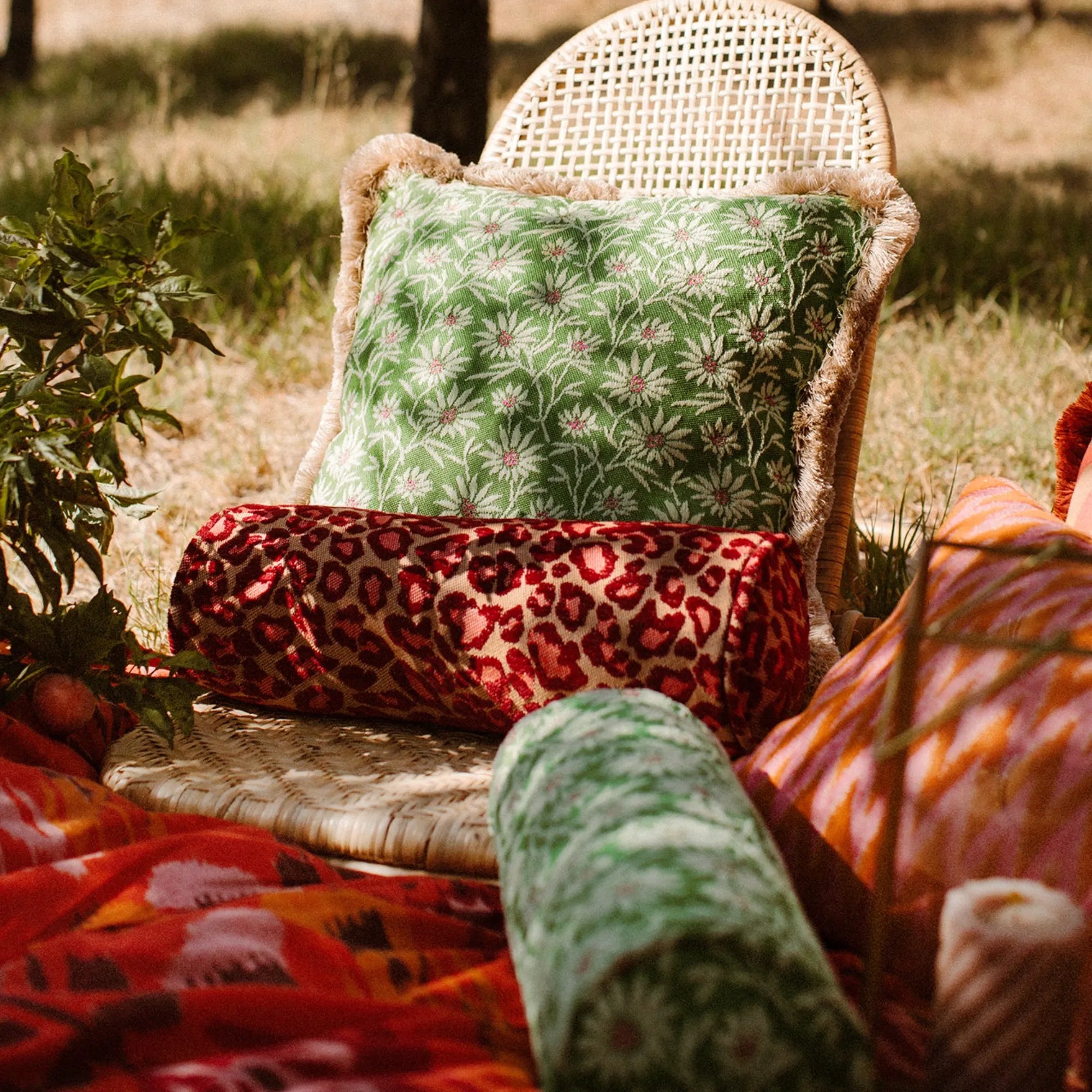 Maya Bolster Pillow for Comfortable Seating and Lounging