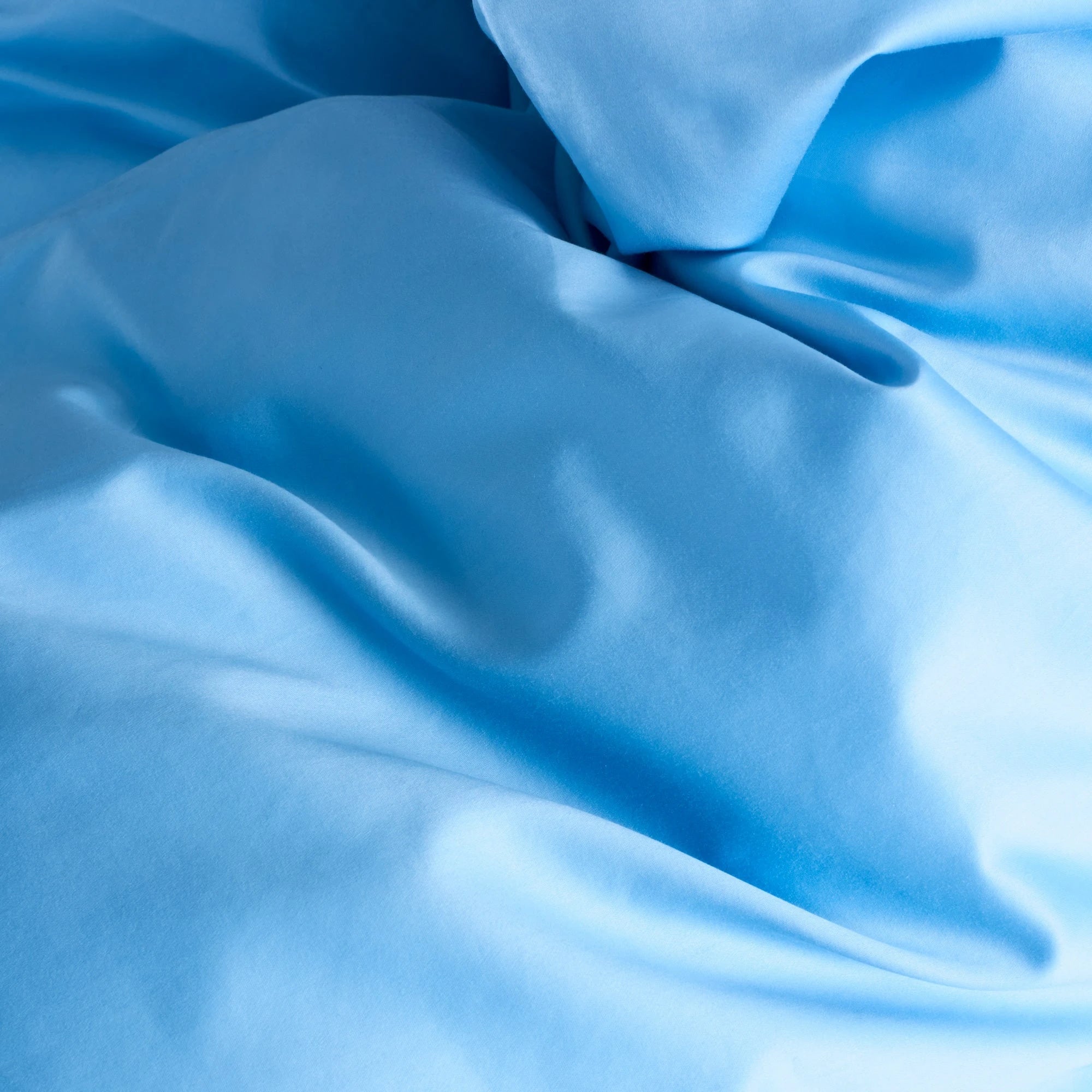 Pure Sateen Duvet Cover - Baby Blue