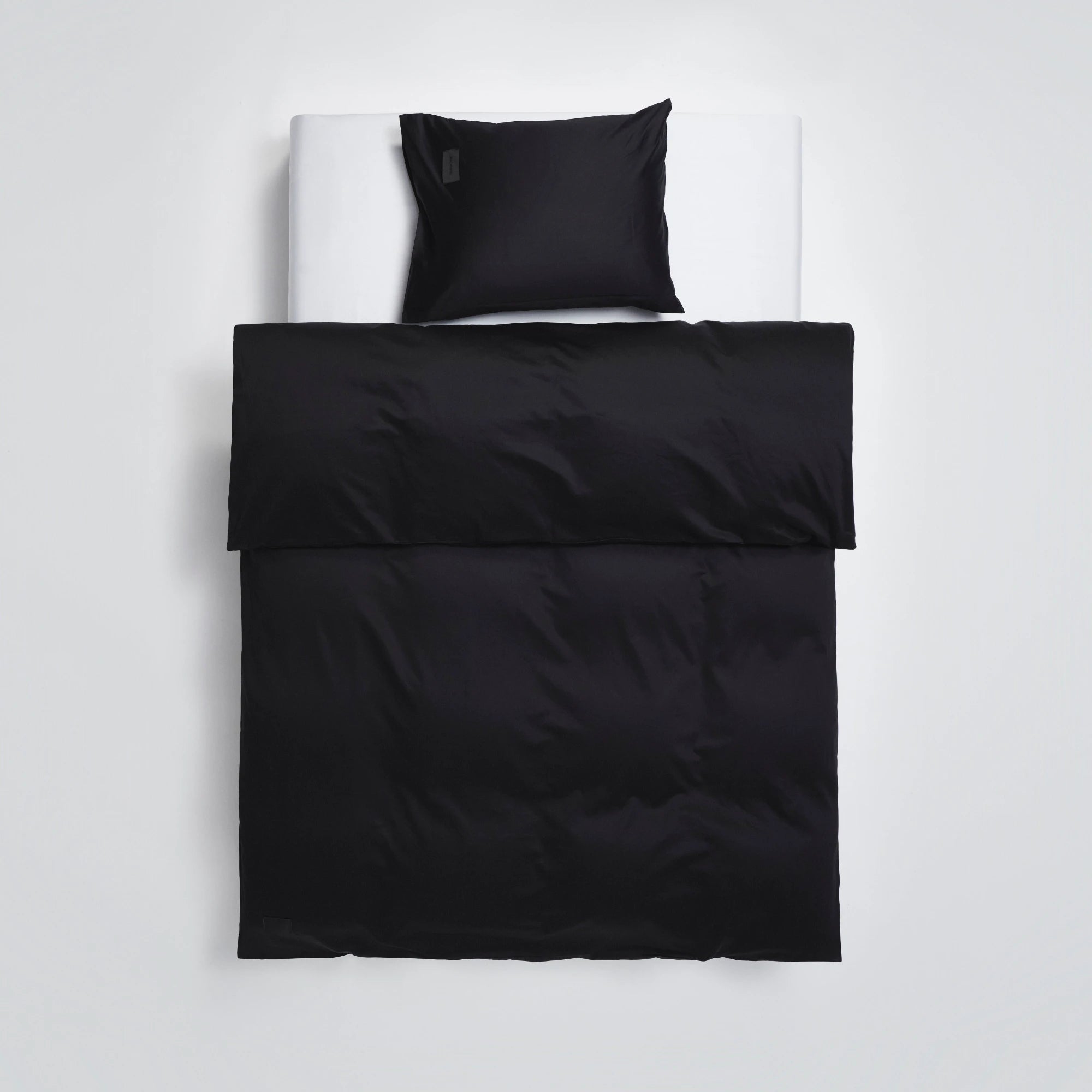 Pure Sateen Duvet Cover - Black