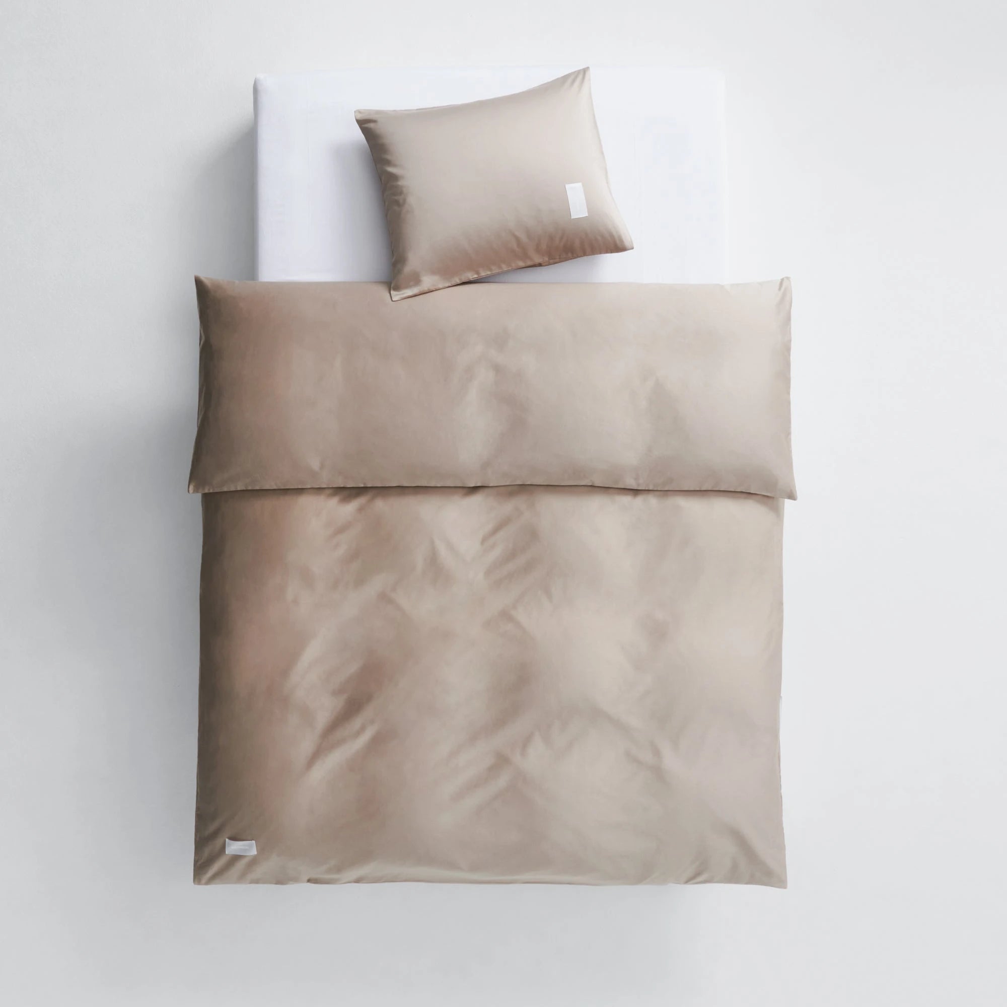 Pure Sateen Duvet Cover - Clay