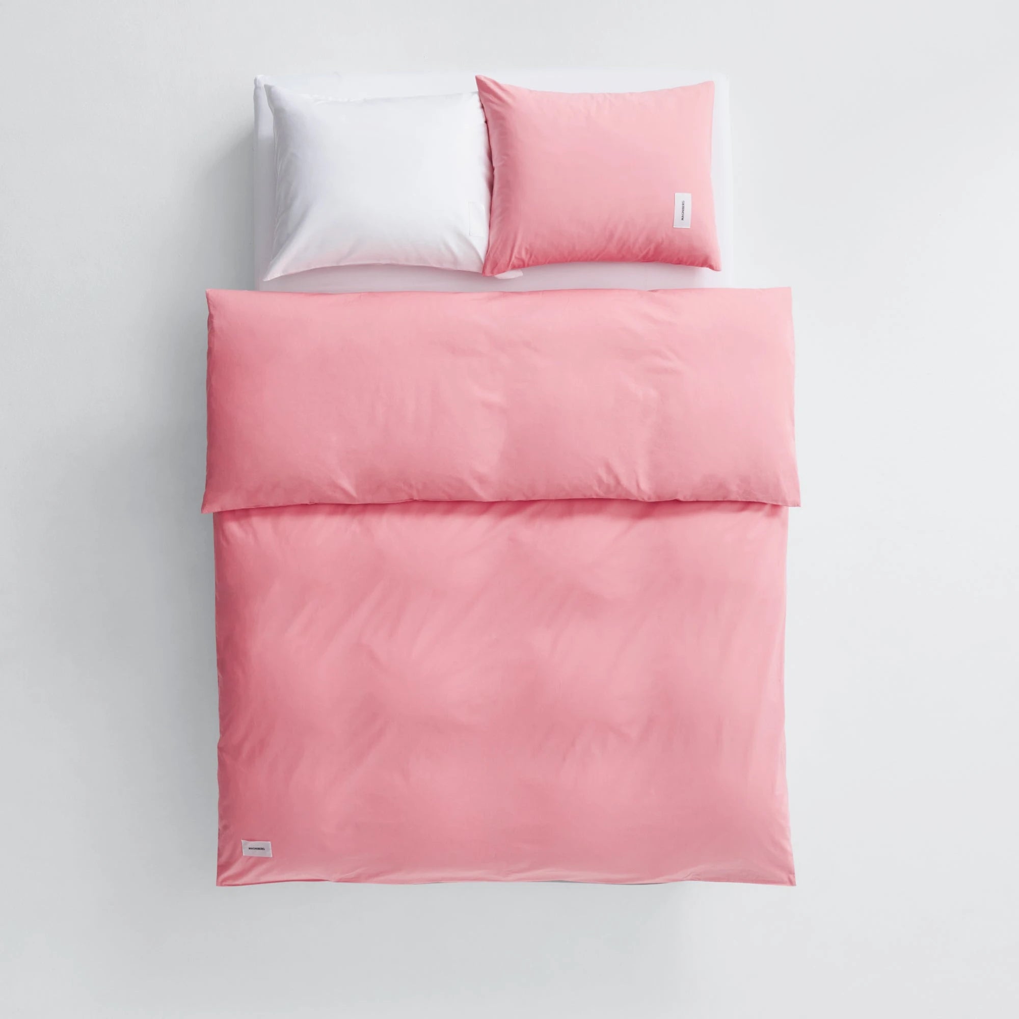 Pure Poplin Duvet Cover - Coral Pink