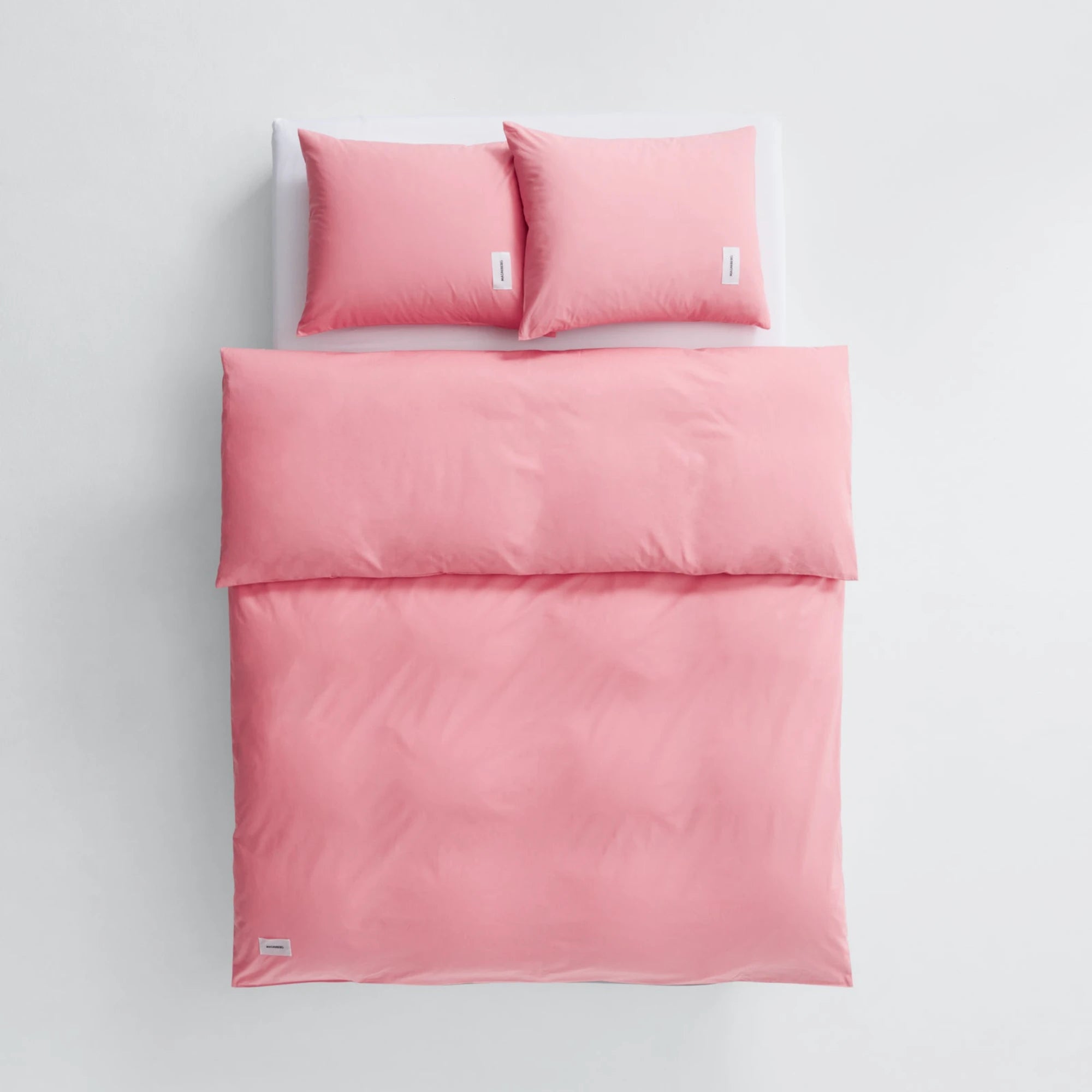 Pure Poplin Duvet Cover - Coral Pink