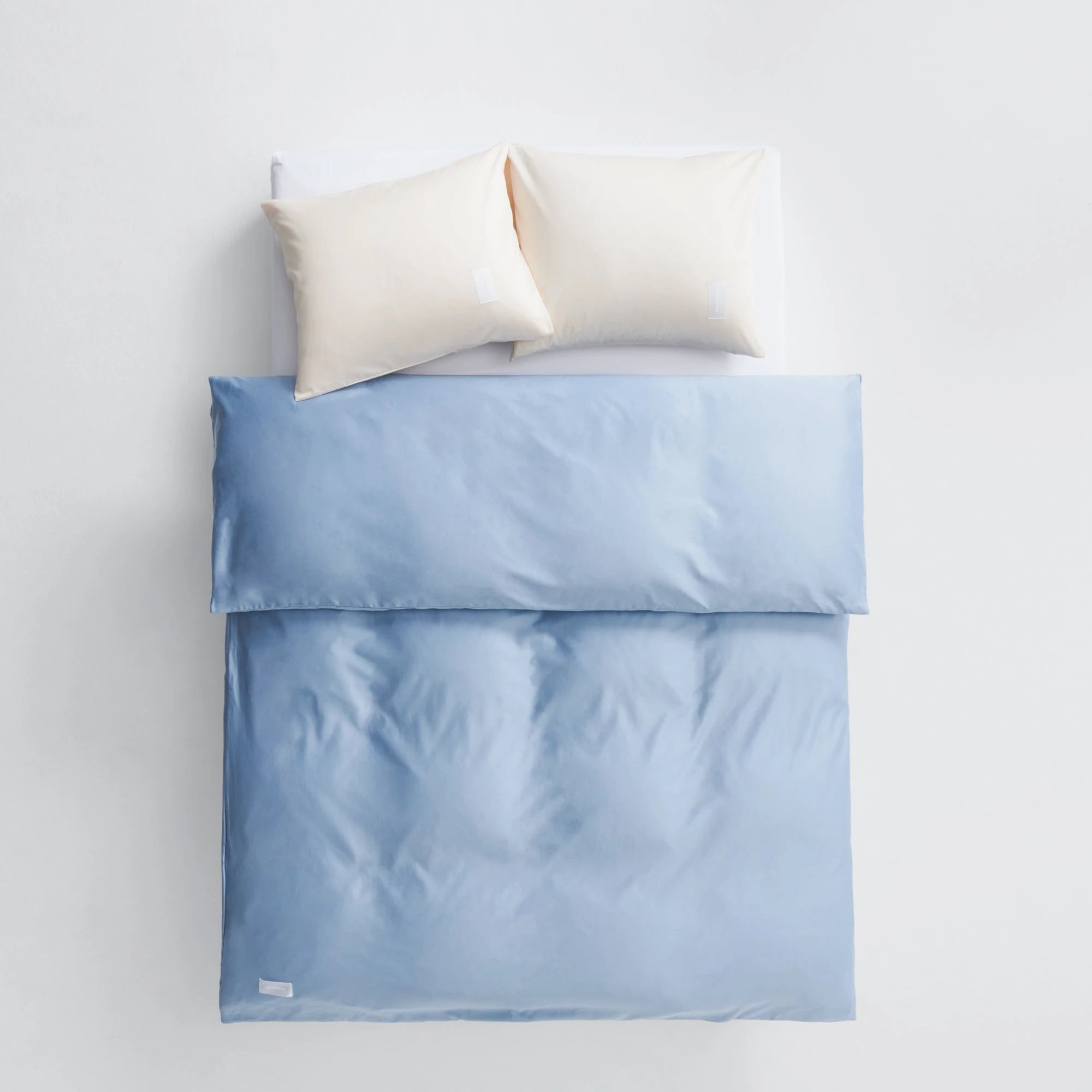 Pure Sateen Duvet Cover - Haze Blue