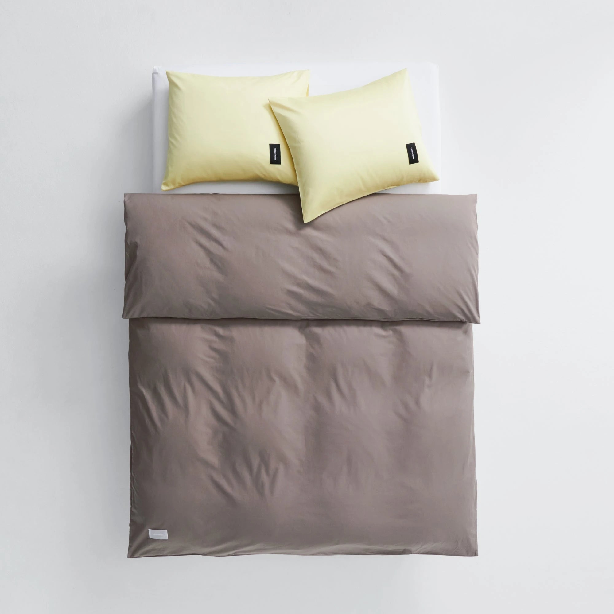 Pure Poplin Duvet Cover - Mud