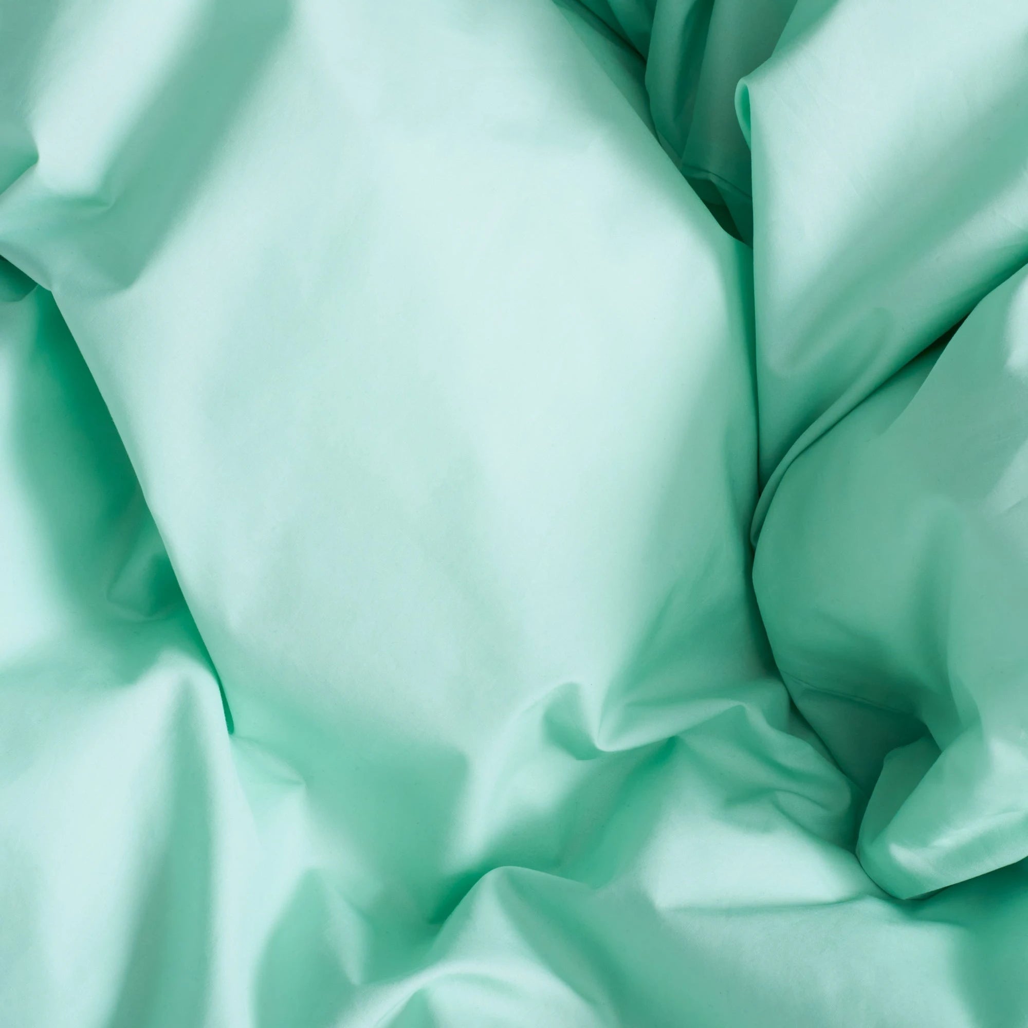 Pure Poplin Duvet Cover - Pale Green