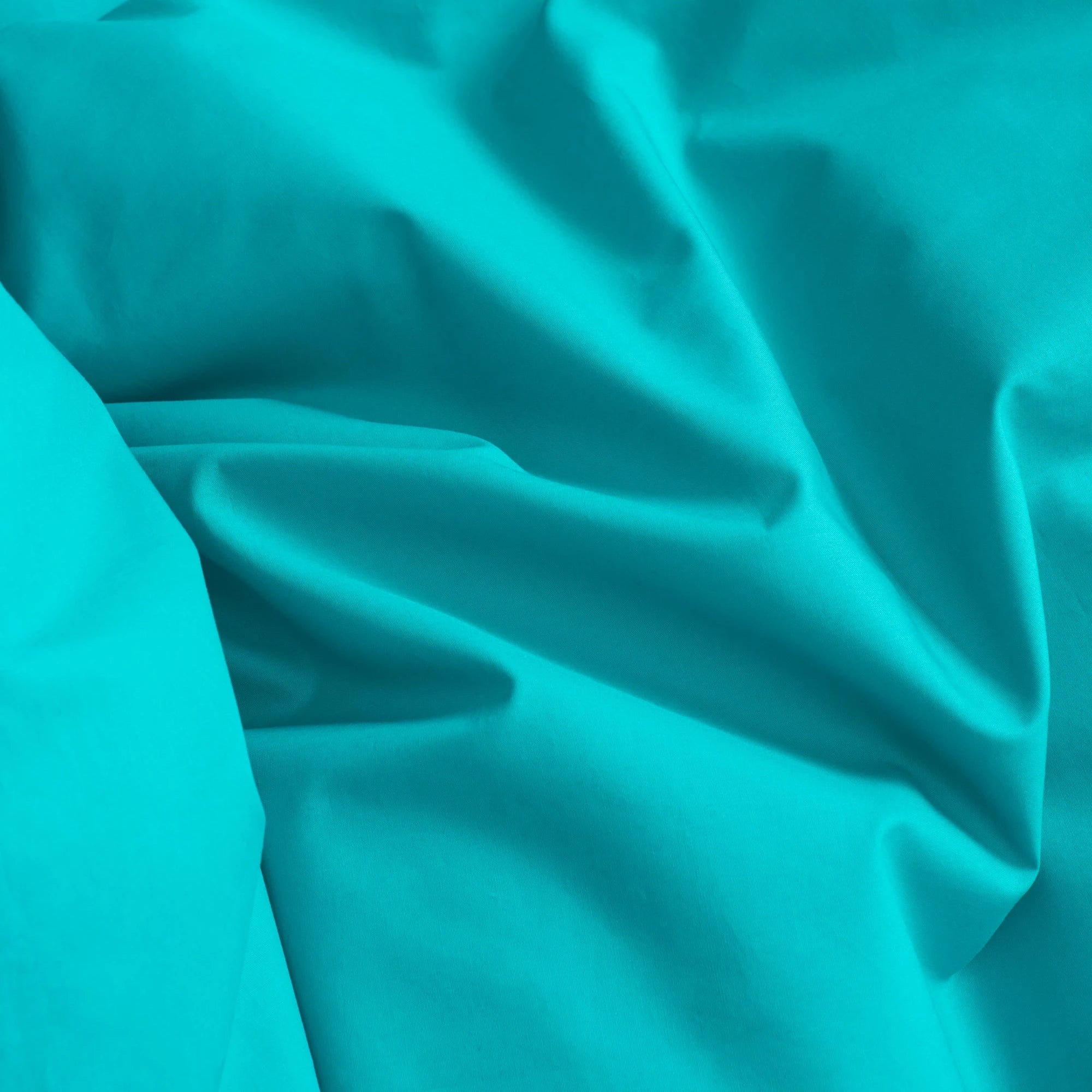 Pure Poplin Pillow Case - Aqua Green