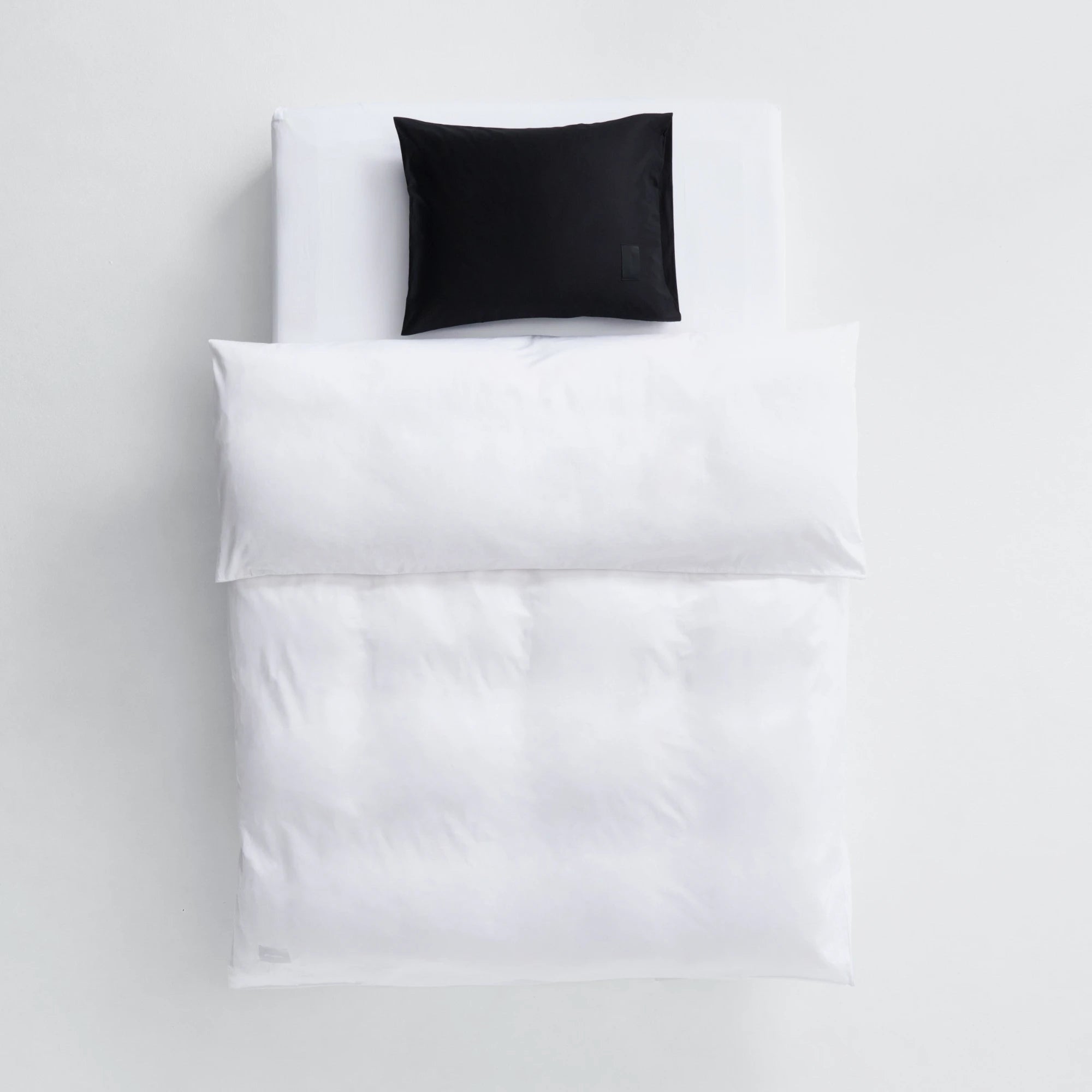 Pure Poplin Pillow Case - Black