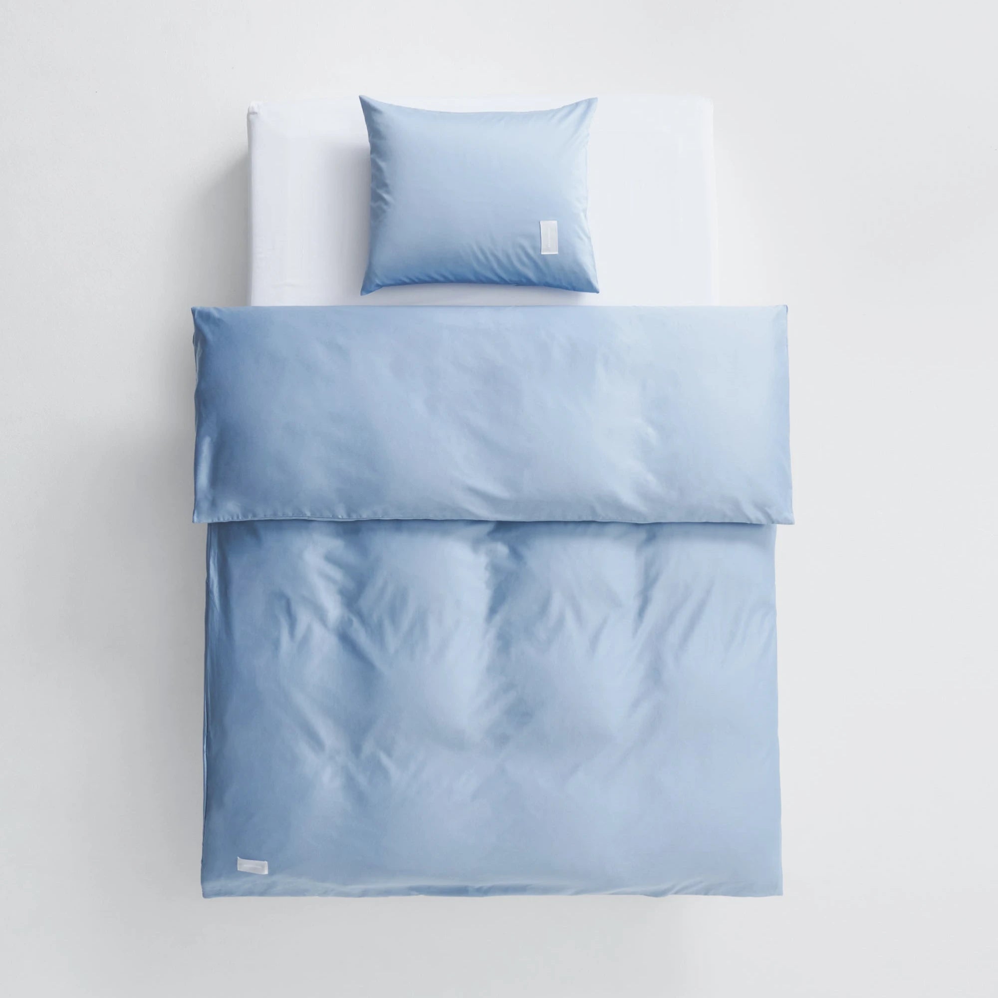 Pure Sateen Pillow Case - Haze Blue