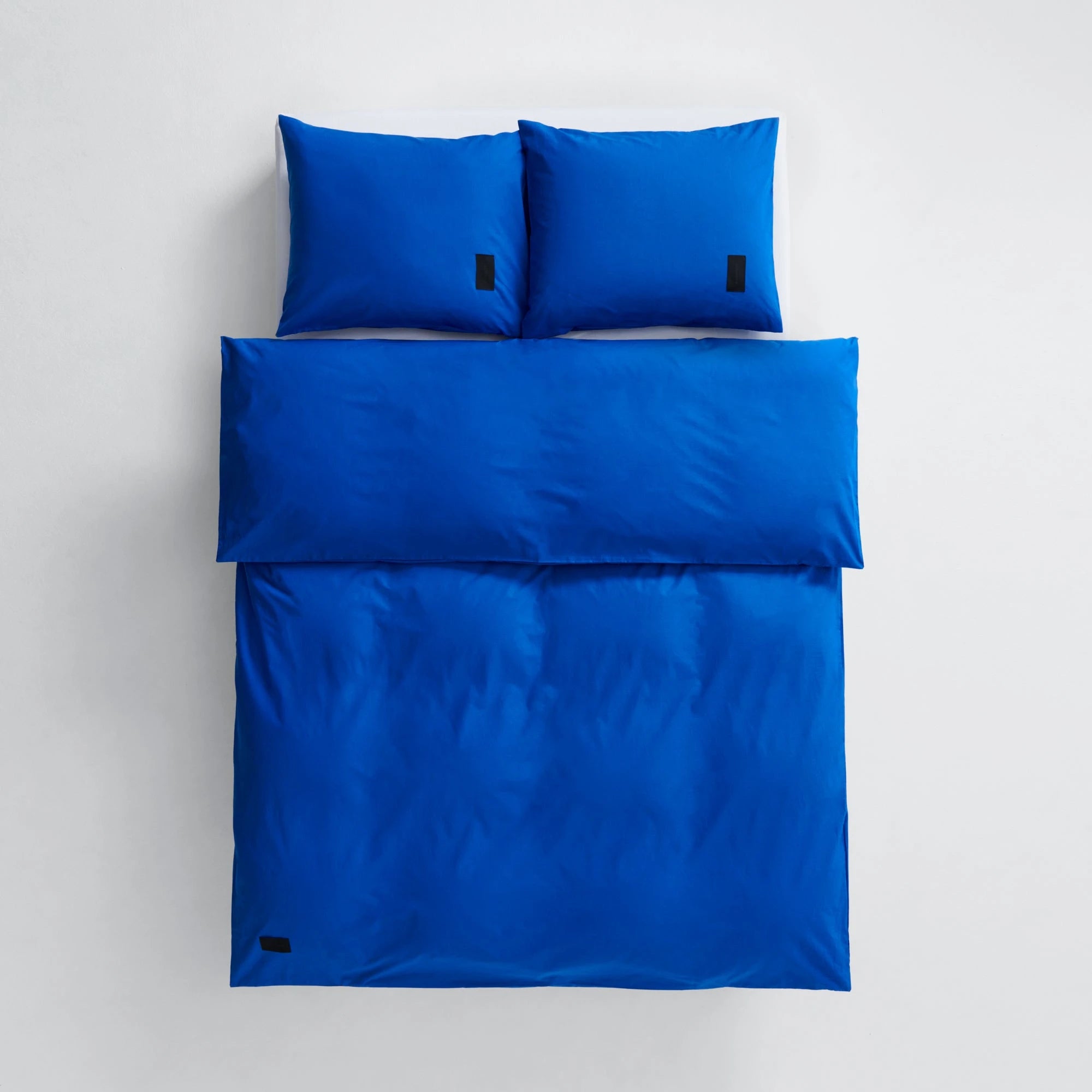 Pure Poplin Pillow Case - Italian Blue