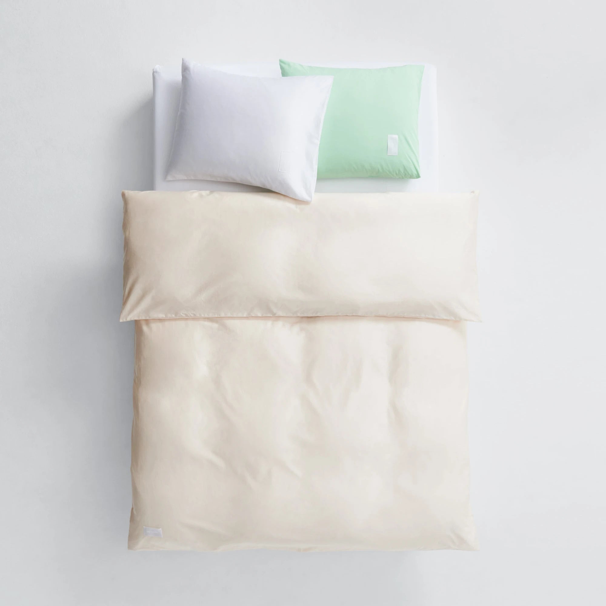 Pure Poplin Pillow Case - White