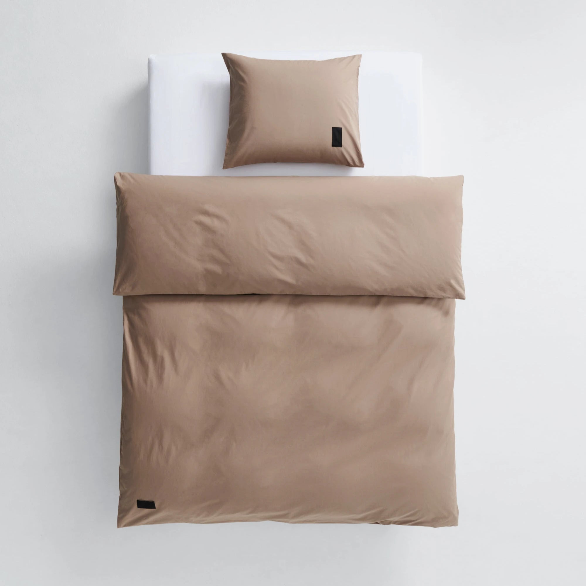 Pure Poplin Pillow Case - Sand