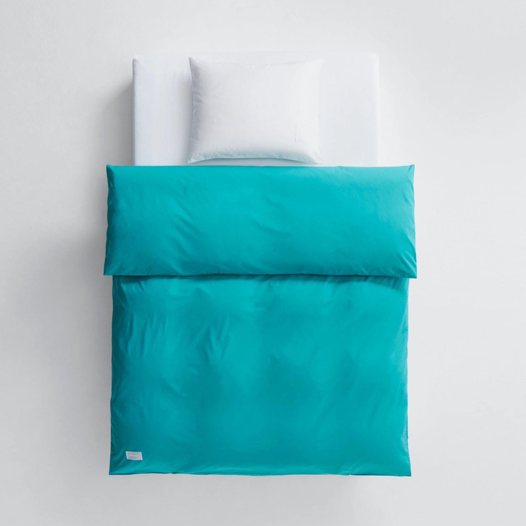 Pure Poplin Pillow Case - White