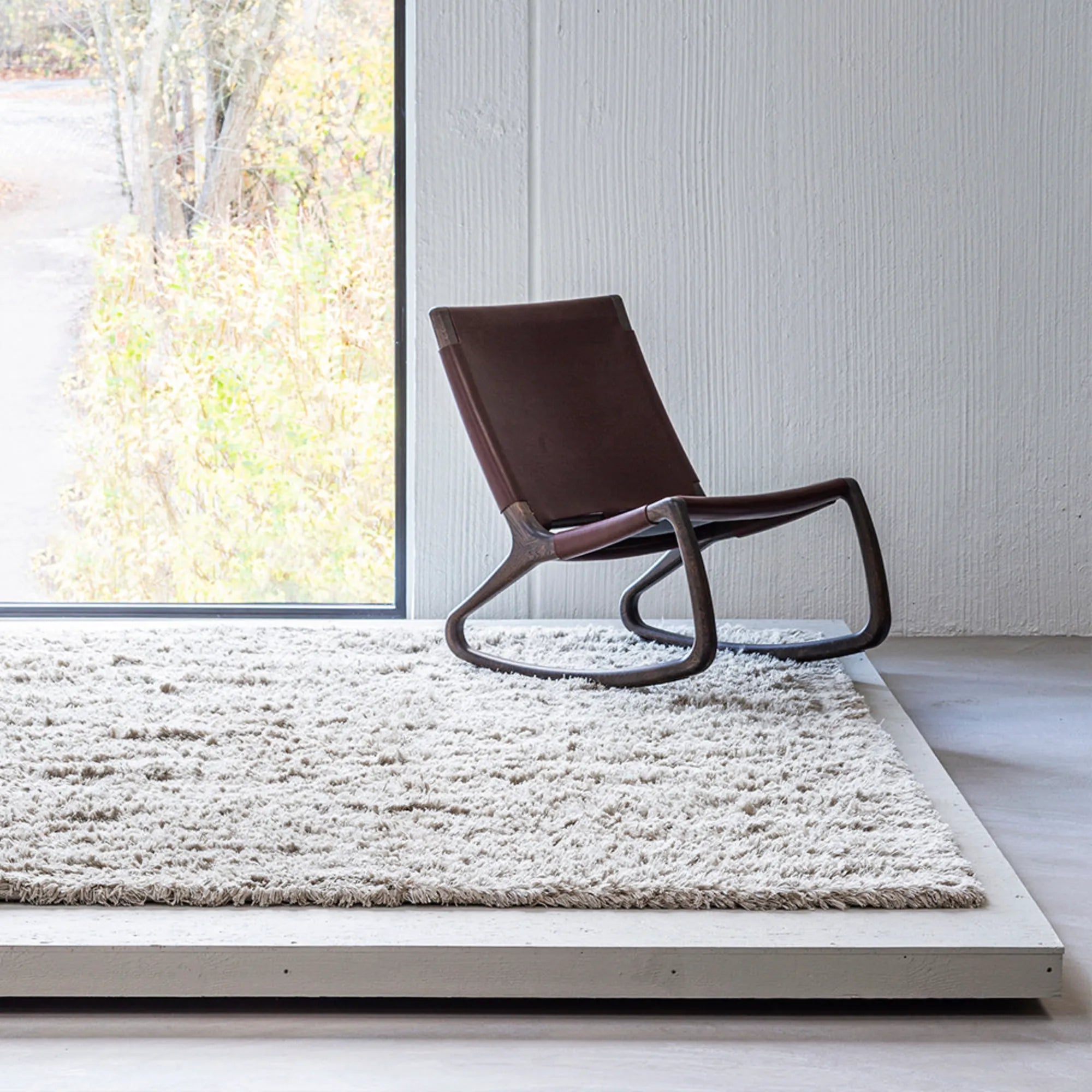 Custom Rya Rug crafted to fit your specific size and color preferences