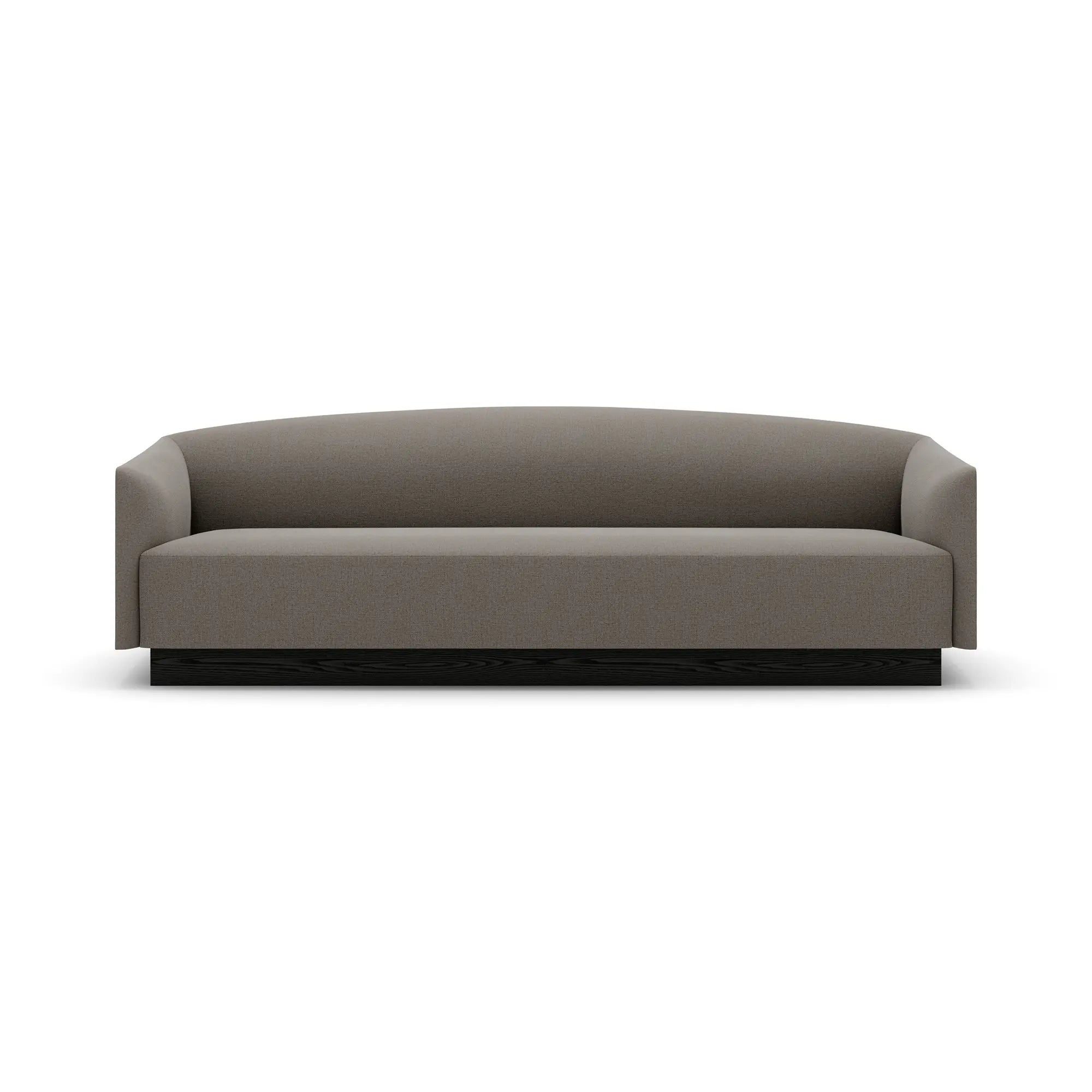 Shore Sofa 3-Seater Plinth - Romo Linara Umber