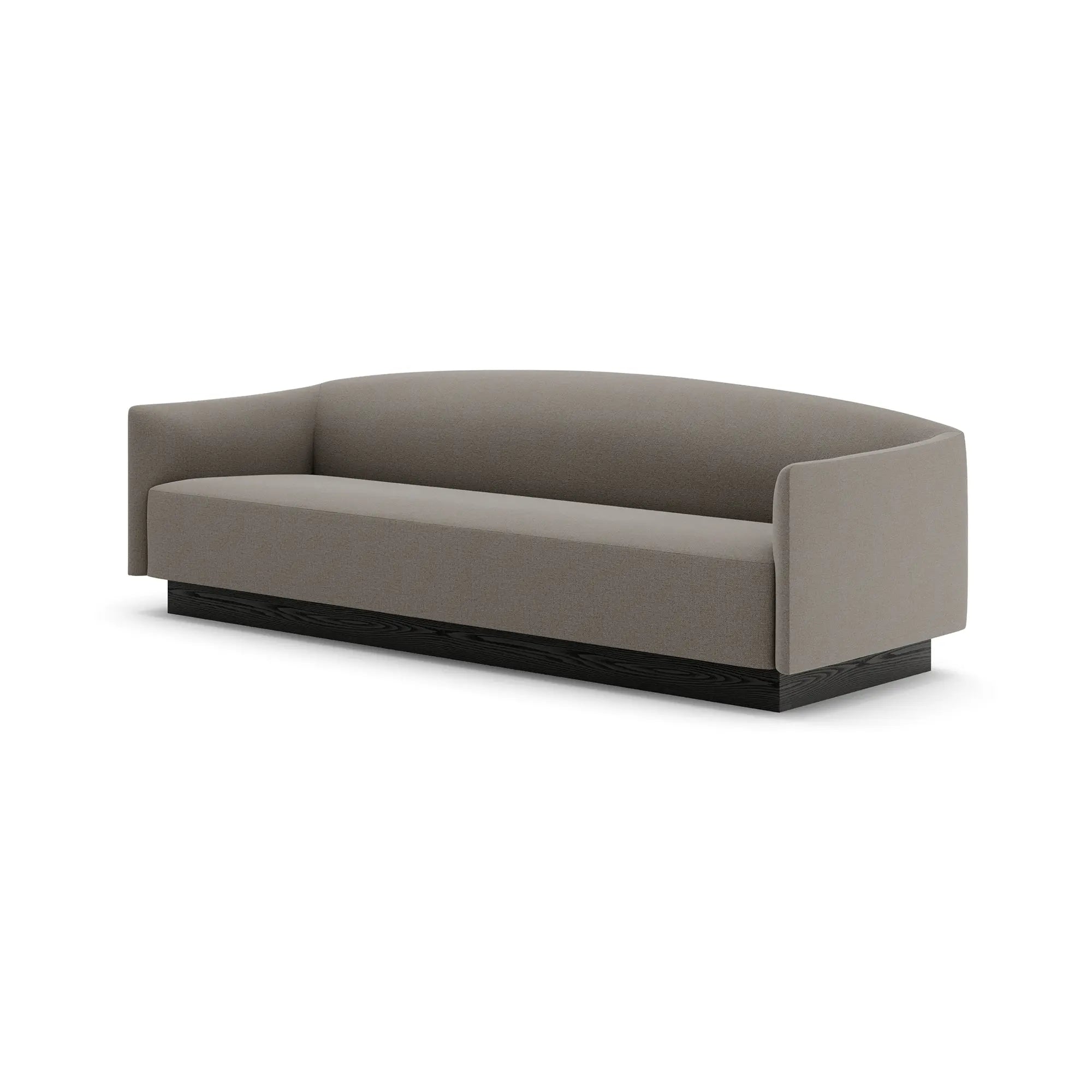 Shore Sofa 3-Seater Plinth - Romo Linara Umber