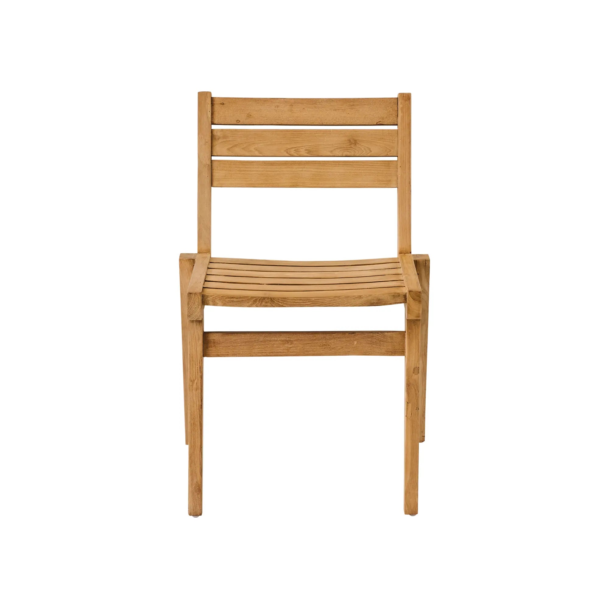 Outdoor Recycled Teak Dining Chair - Set of 2