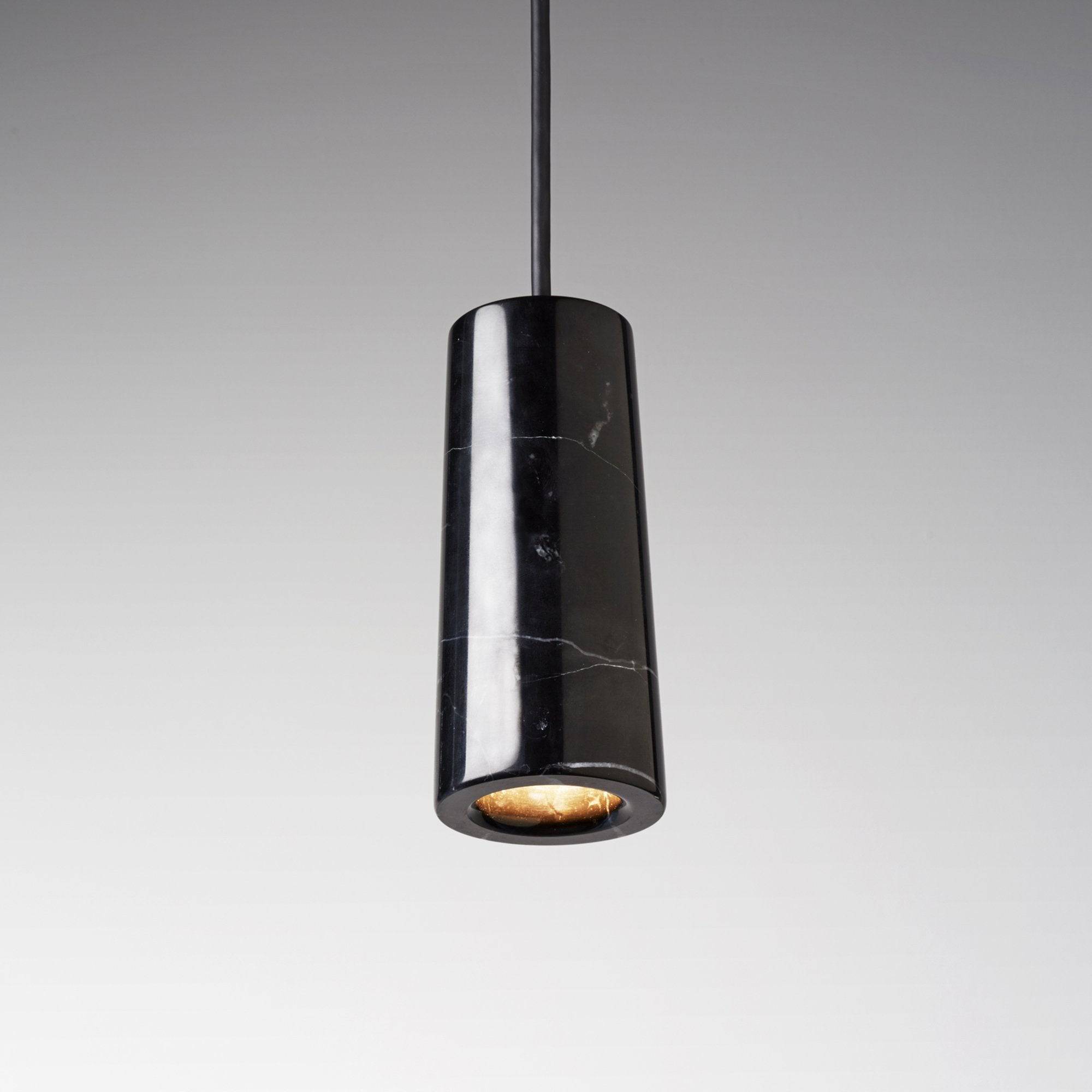 Single Core Pendant - Nero Marquina Marble - THAT COOL LIVING