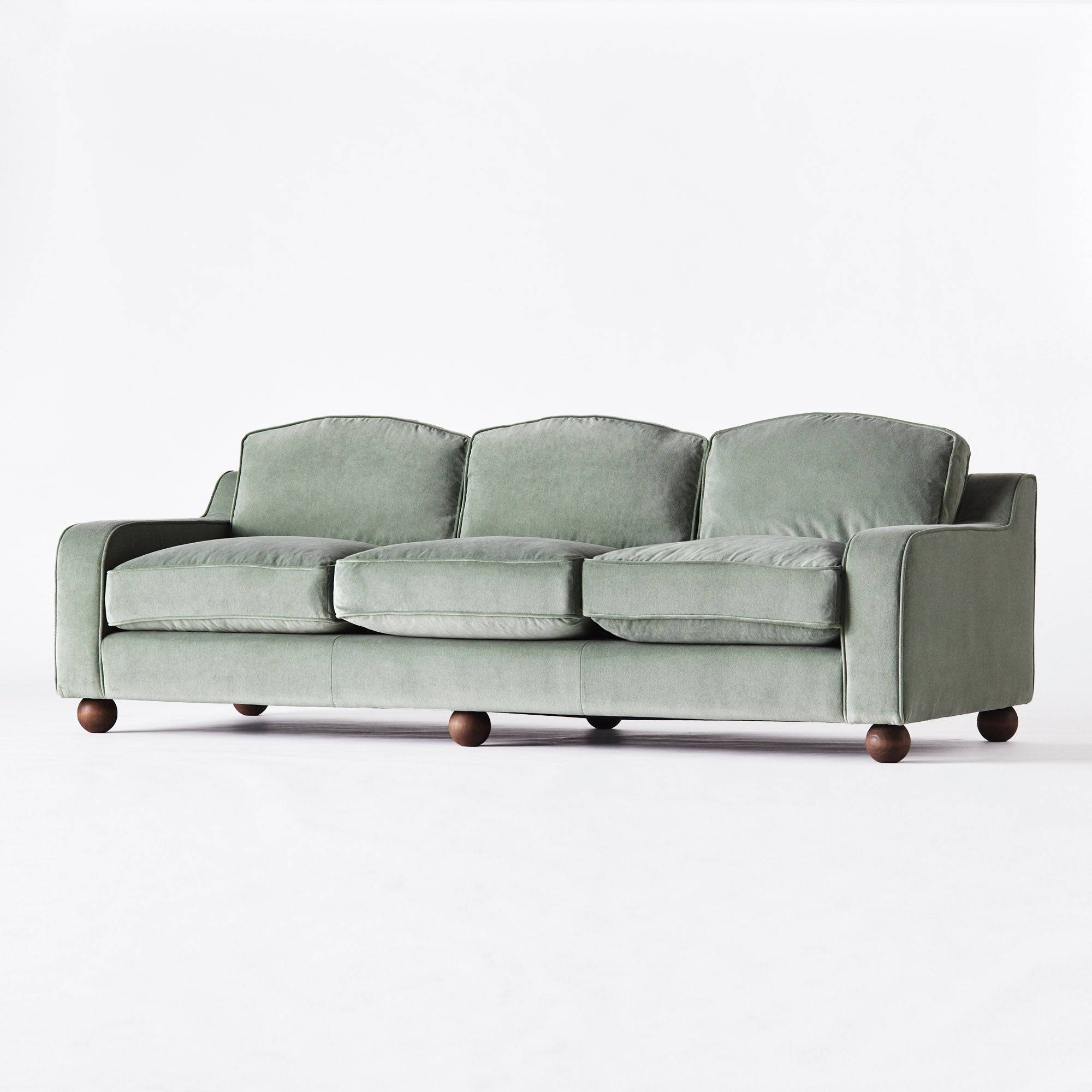 Lola Sofa Velvet Green - THAT COOL LIVING