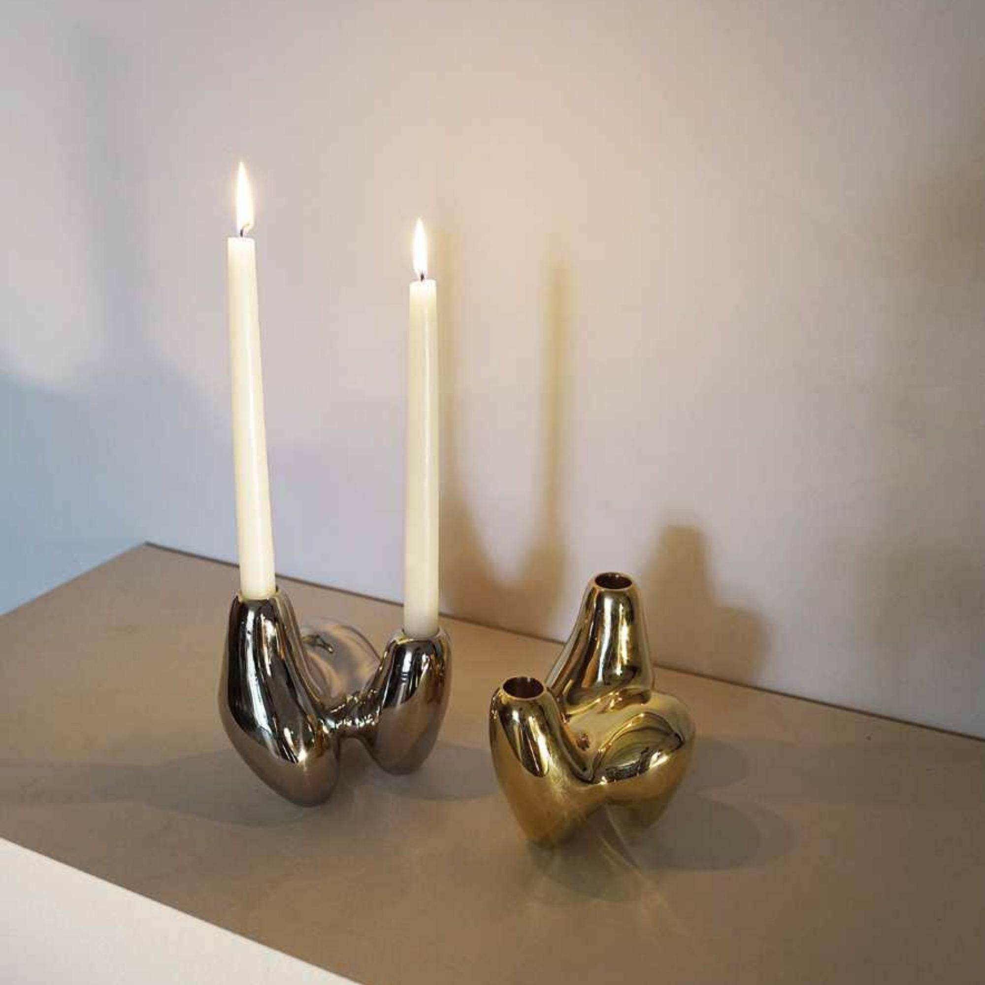 Unity Candleholder - Gold - THAT COOL LIVING