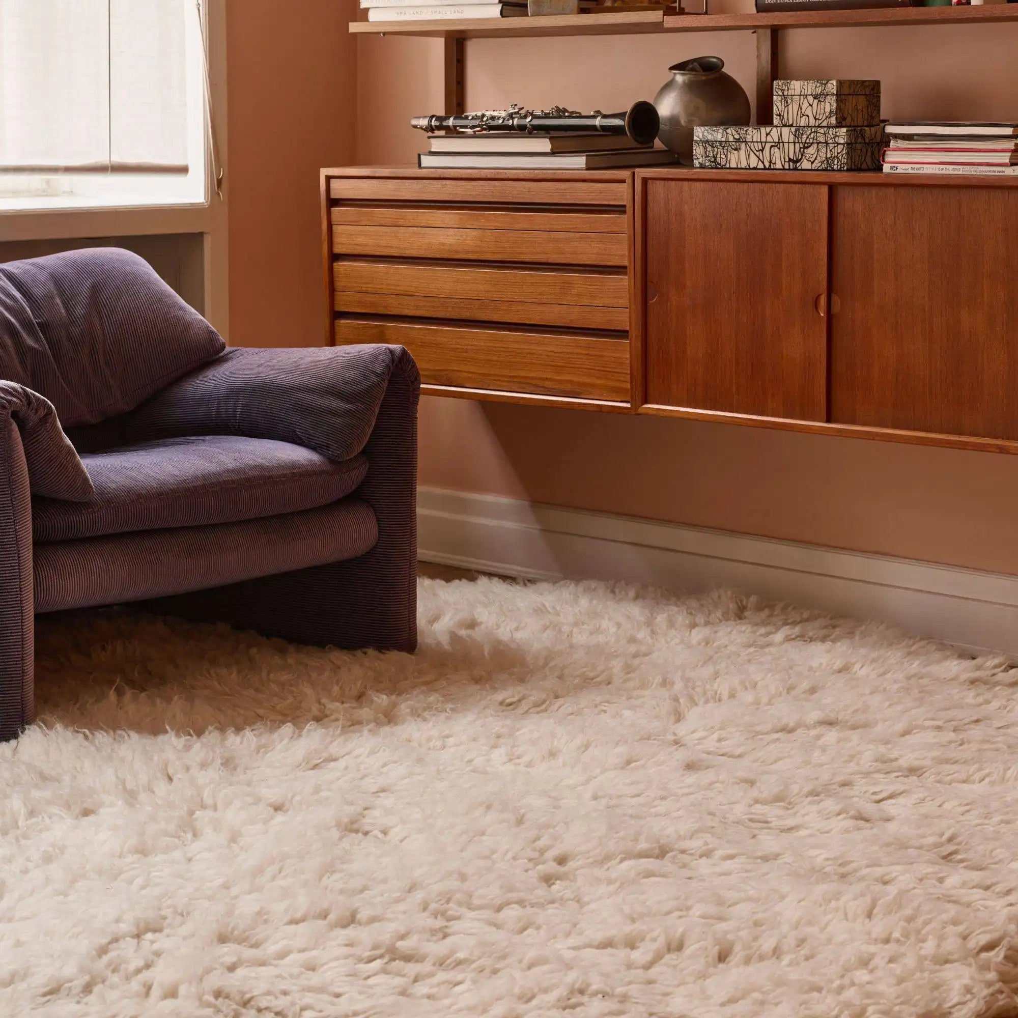 Residue Shaggy Wool Rug - THAT COOL LIVING