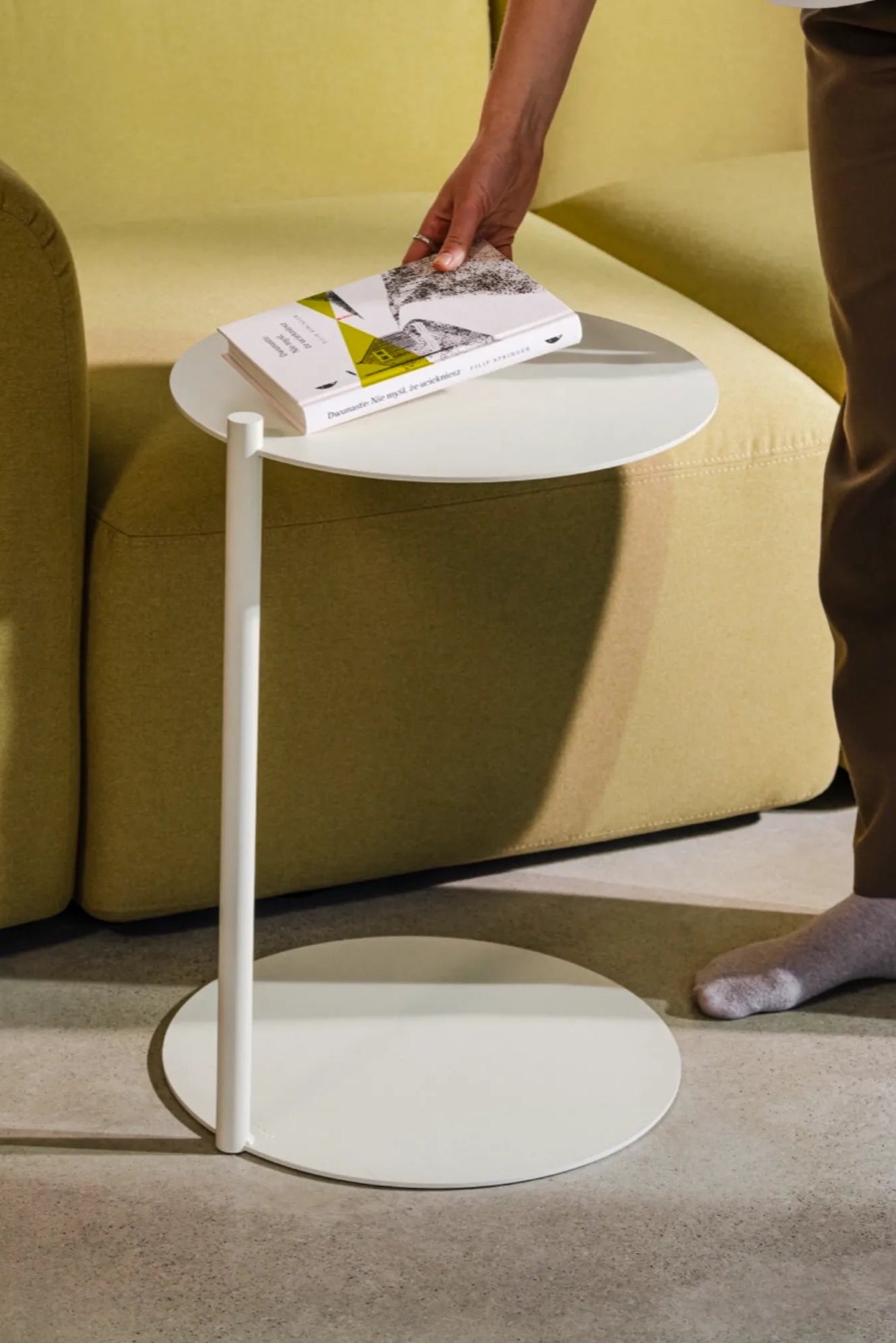 Ande Side Table in natural wood finish with modern design and clean lines