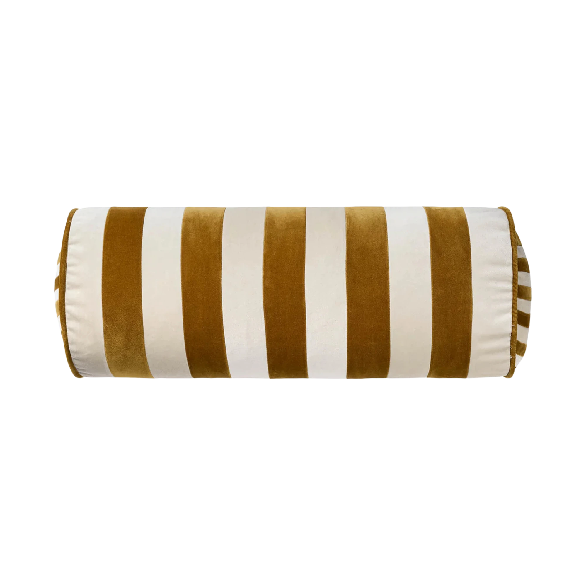 Stripe Bolster Cushion with Piping