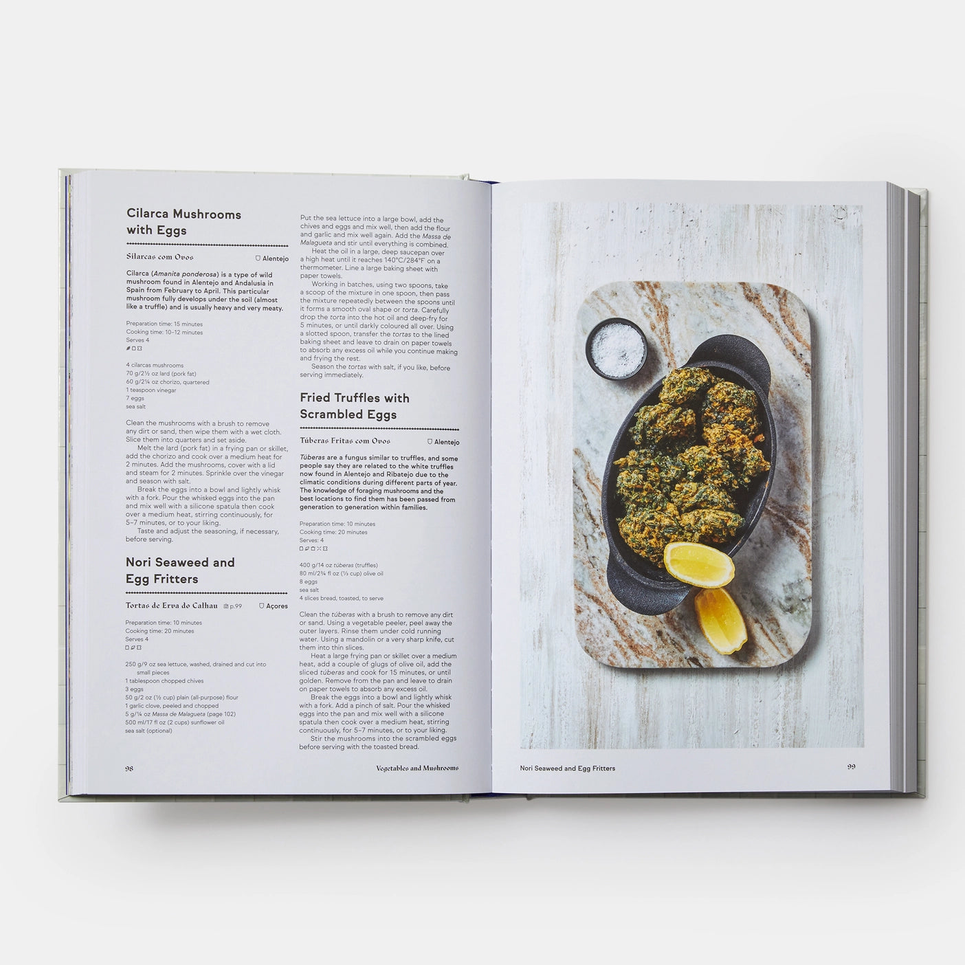 A table set with a meal made from recipes in Portugal: The Cookbook