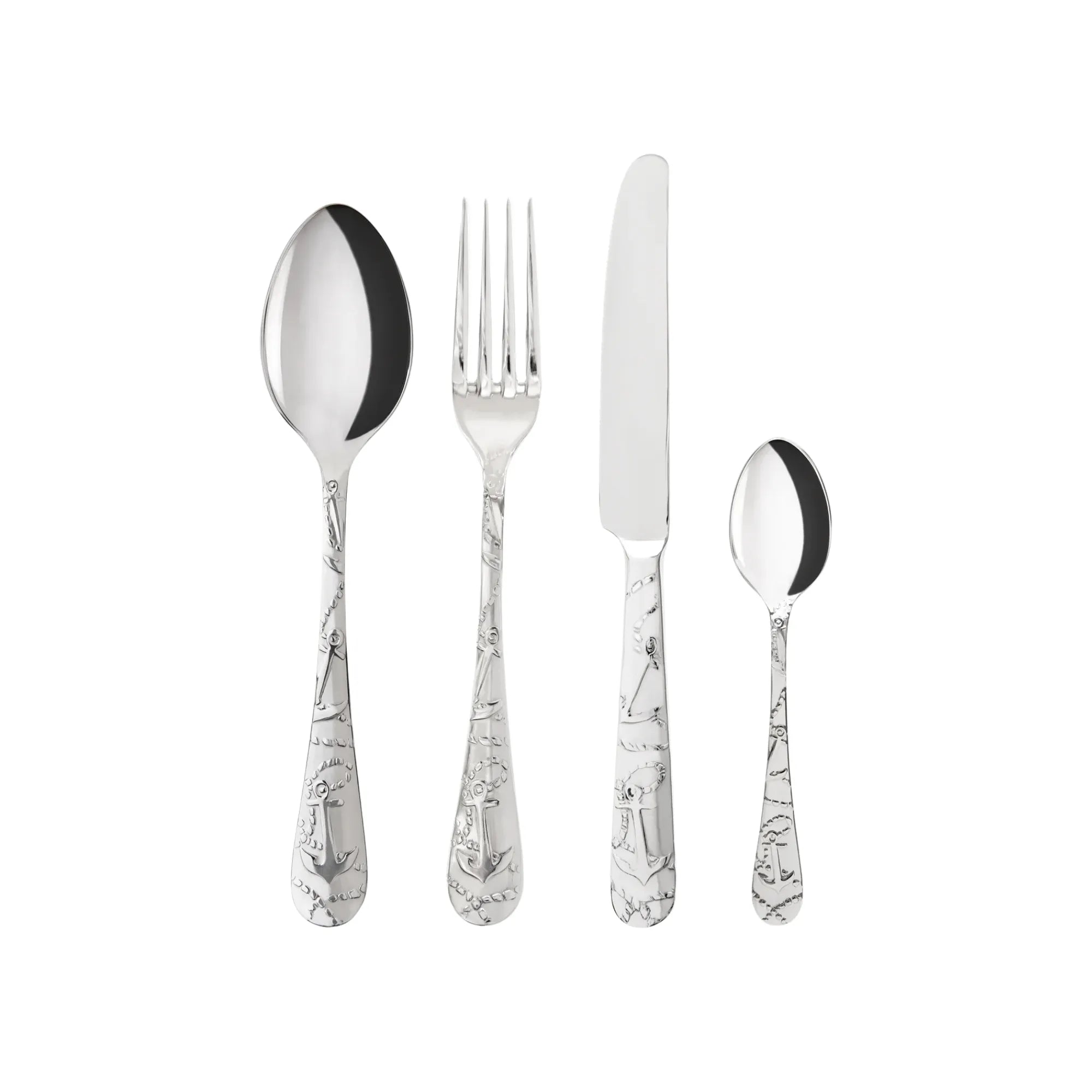 Stunning 24-piece Saint Malo Cutlery Set in sleek stainless steel