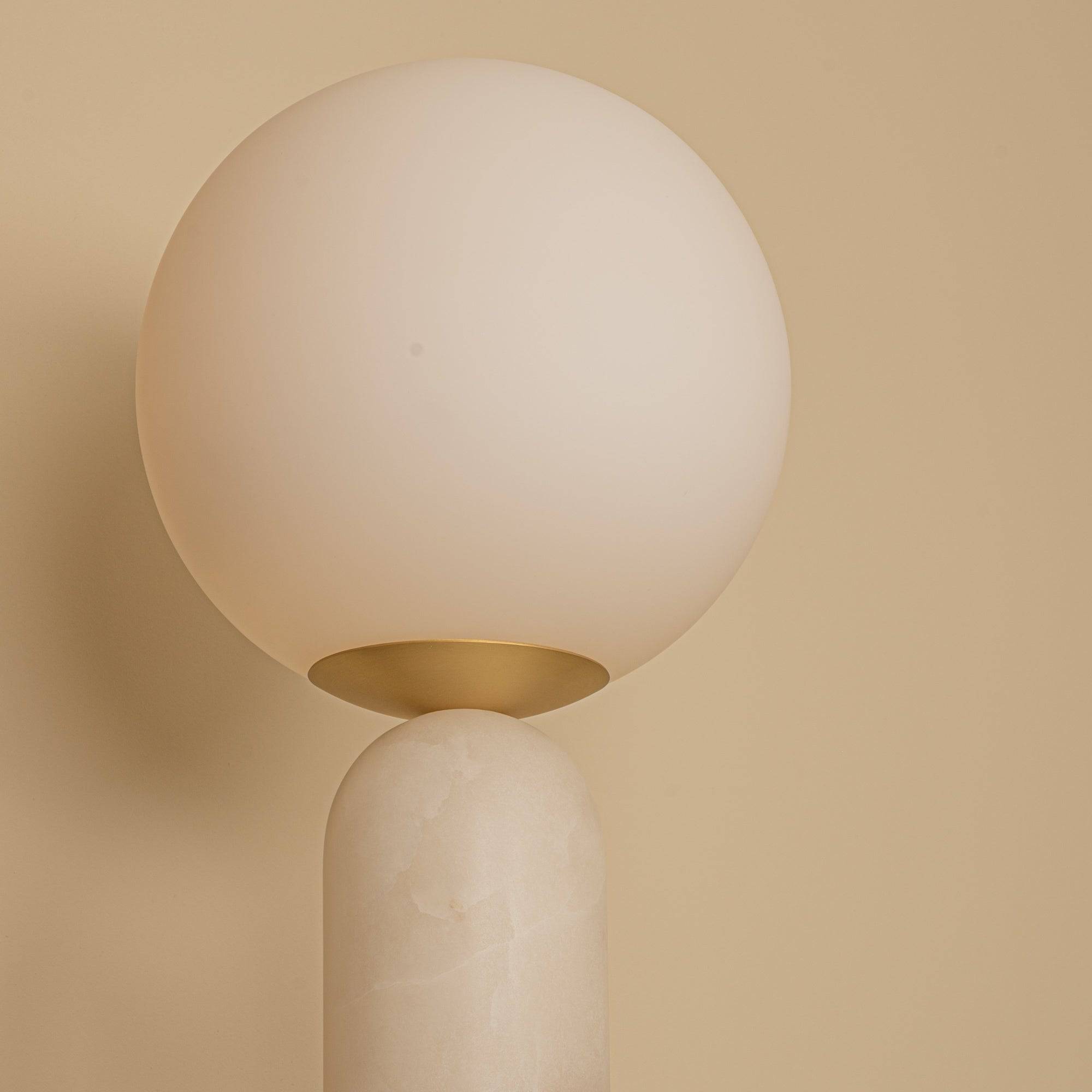 Atlas Lamp, Alabaster - White - THAT COOL LIVING