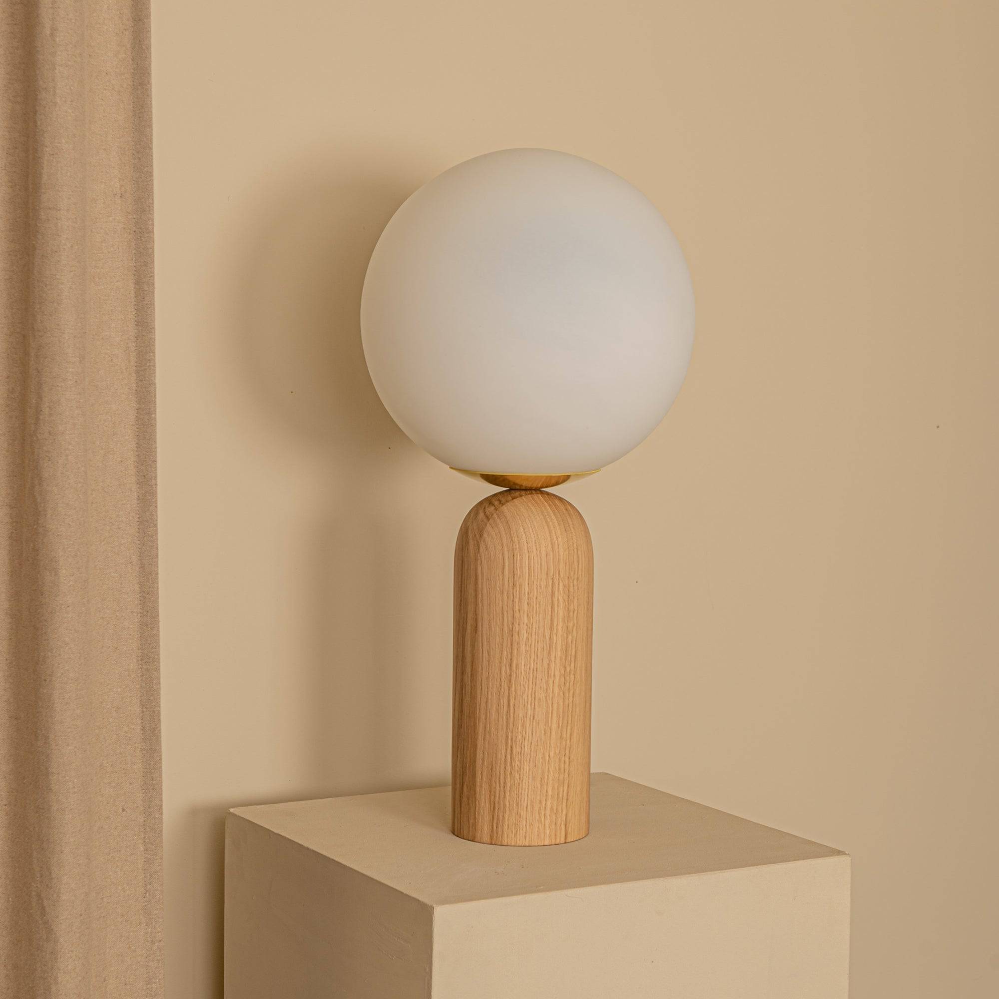 Atlas Lamp, Wood - Oak - THAT COOL LIVING