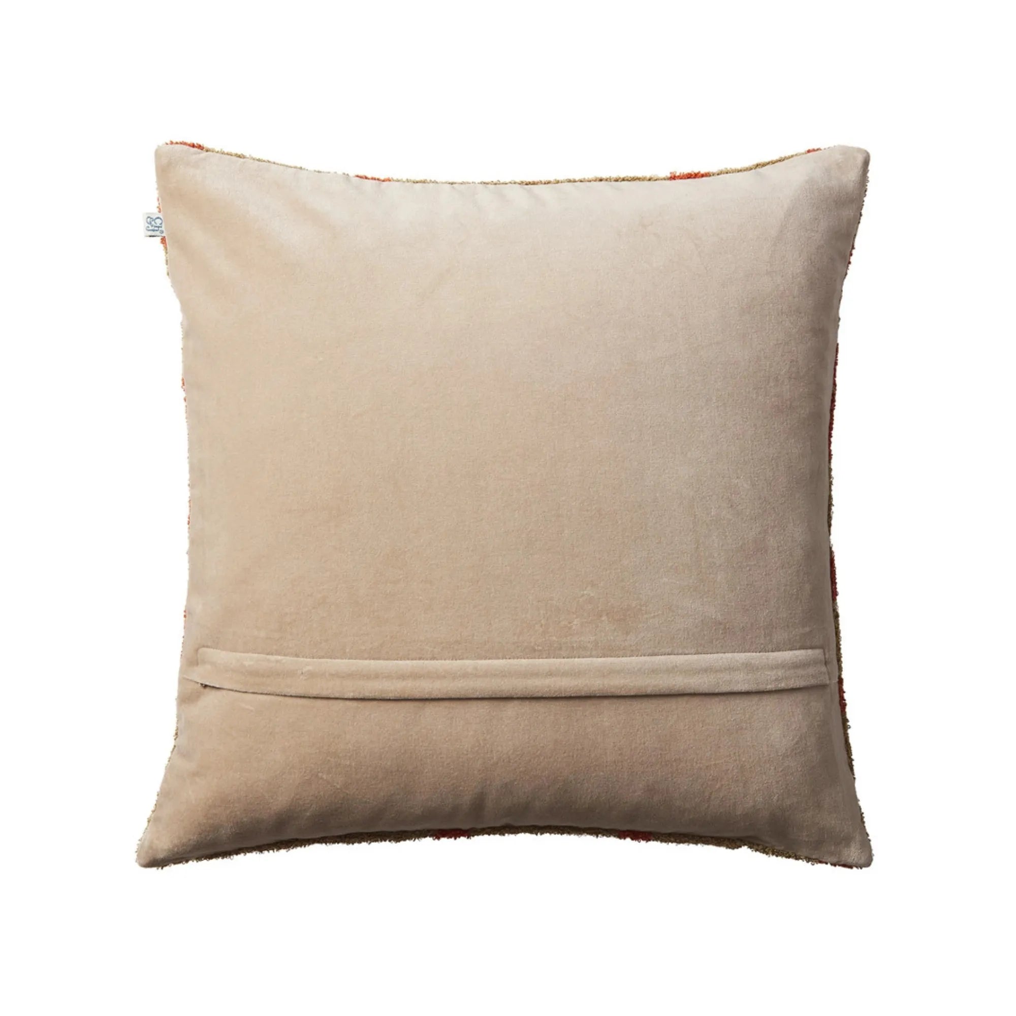 Soft and cozy Swati Boucle Cushion Pillow in Sand/Apricot Orange, perfect for adding a pop of color