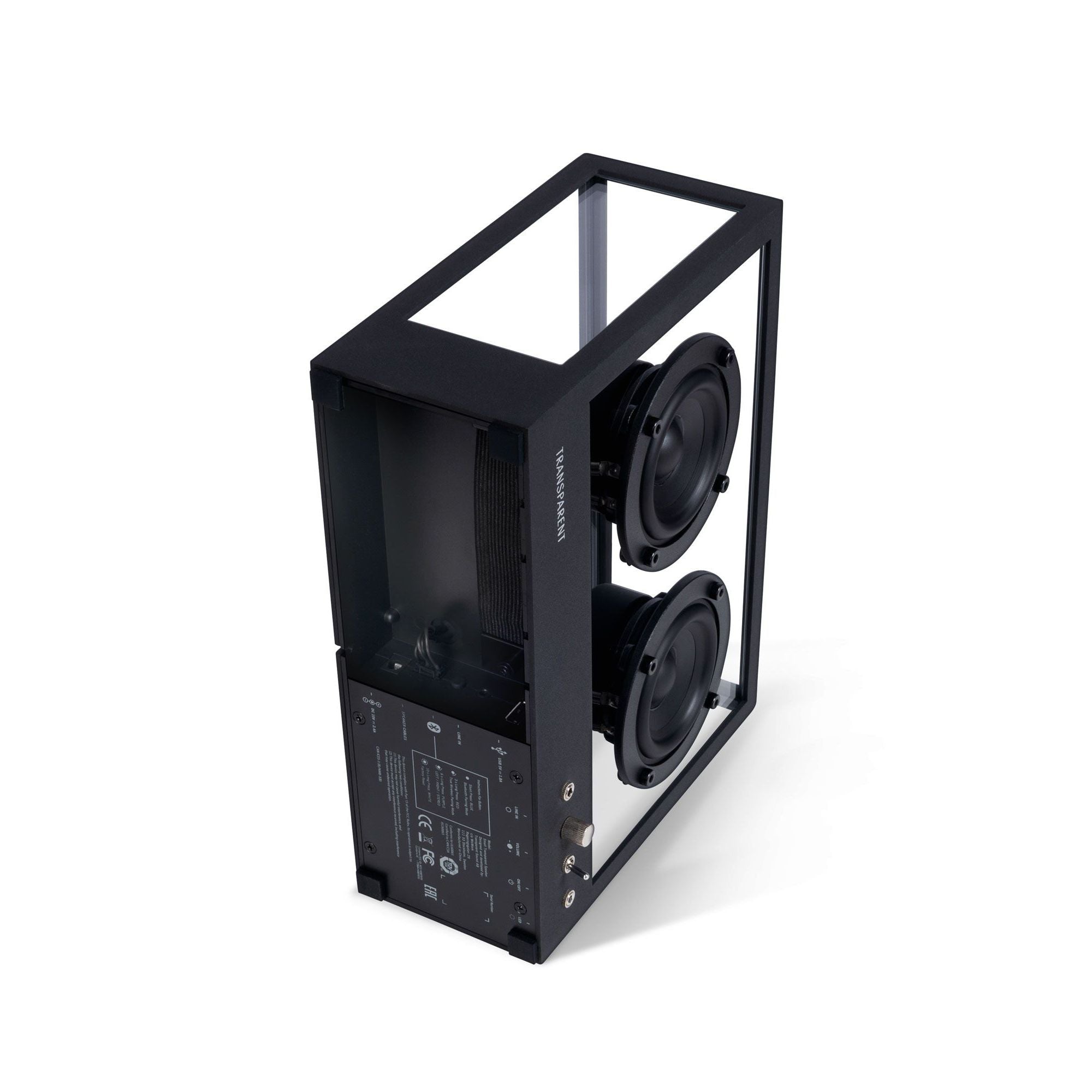 Small Transparent Speaker - Black Audio Transparent