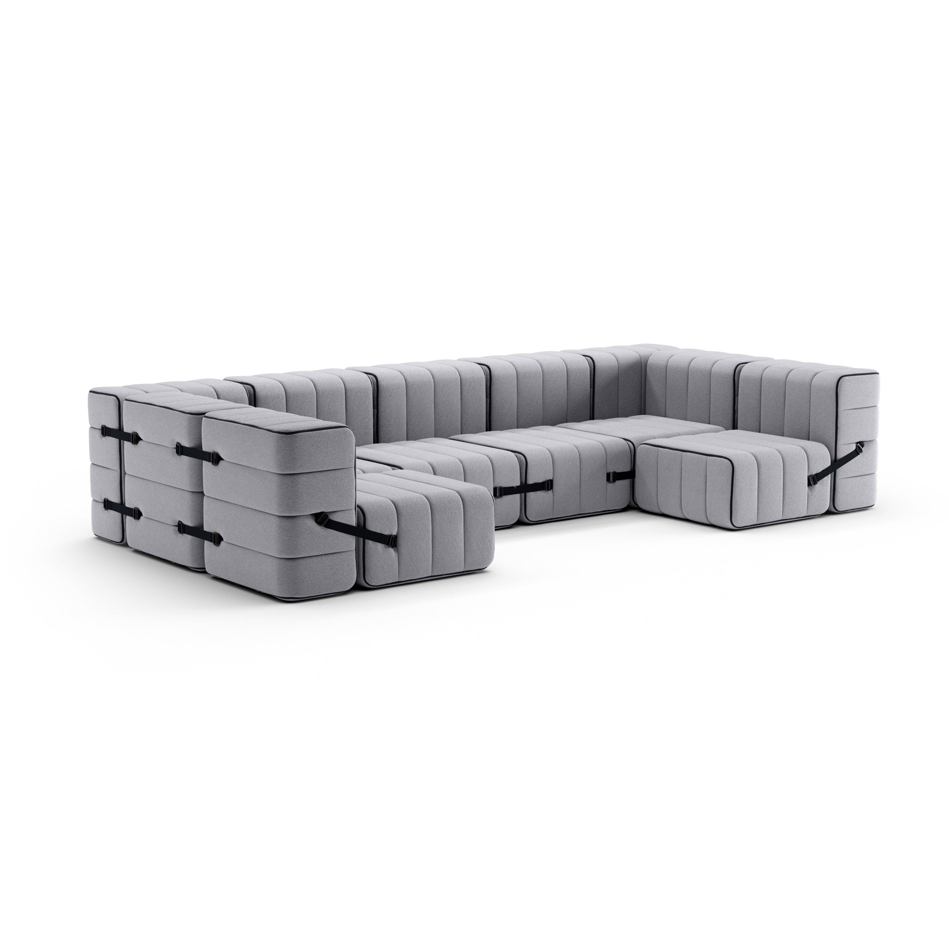 Curt Sofa System - Jet Light Grey Sofa Ambivalenz
