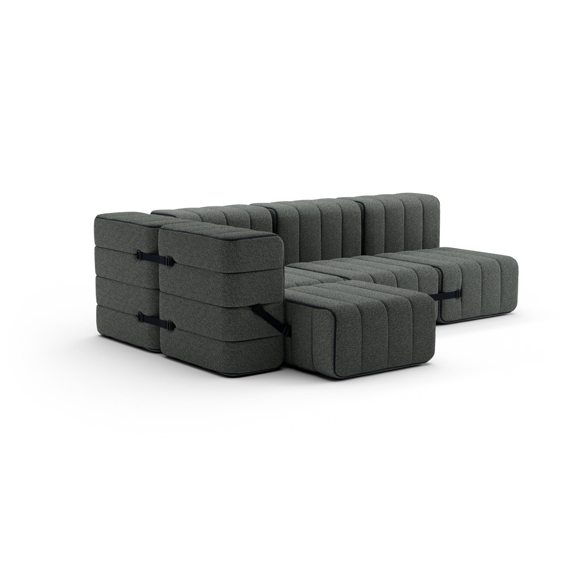 Curt Sofa System - Gravel - THAT COOL LIVING