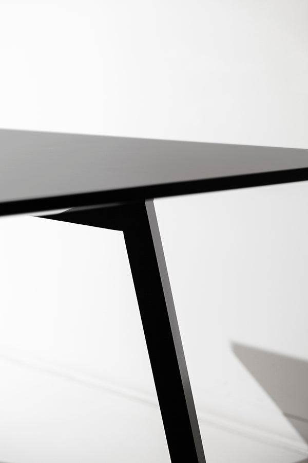 Flat Dining Table - White - Square